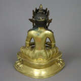Buddha Amitayus - sinotibetisch, Kupferlegierung, … - photo 4