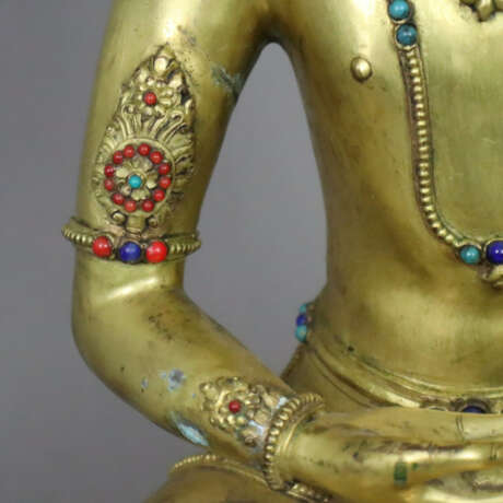 Buddha Amitayus - sinotibetisch, Kupferlegierung, … - photo 8