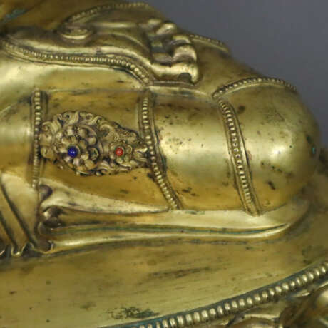 Buddha Amitayus - sinotibetisch, Kupferlegierung, … - photo 11
