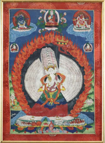 Thangka der Ushnisha-Sitatapatra - Tibet frühes 20… - Foto 1