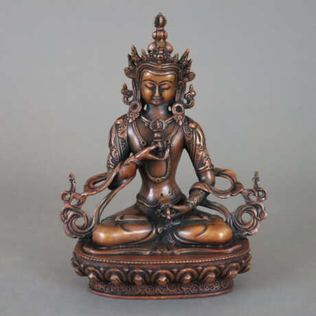 Figur des Vajrasattva - sinotibetisch, 20. Jh., Ku… - фото 1