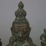 Shadakshari Avalokiteshvara - sinotibetisch, Kupfe… - photo 3