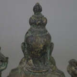 Shadakshari Avalokiteshvara - sinotibetisch, Kupfe… - photo 8