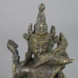 Vajrasattva in yab-yum - sinotibetisch, Bronzelegi… - photo 5