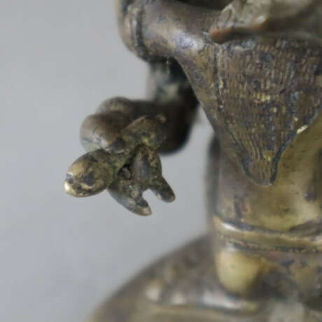 Vajrasattva in yab-yum - sinotibetisch, Bronzelegi… - photo 8