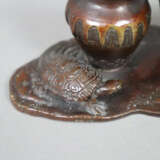 Miniatur-Figurengruppe - Japan, Bronzelegierung, d… - фото 3