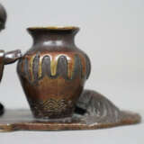 Miniatur-Figurengruppe - Japan, Bronzelegierung, d… - фото 4