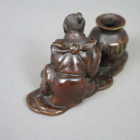 Miniatur-Figurengruppe - Japan, Bronzelegierung, d… - фото 5