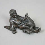 Miniatur-Figurengruppe - Japan, Bronze, dunkelbrau… - Foto 1