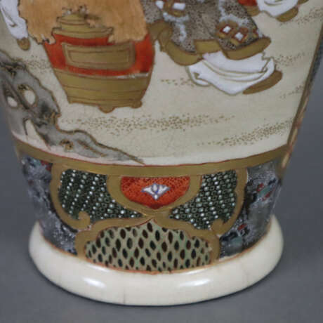 Satsuma-Vase mit Szenen aus dem alten Japan - Japa… - фото 2