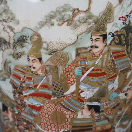 Satsuma-Vase mit Szenen aus dem alten Japan - Japa… - фото 7