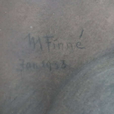 Finné, M. (1. Hälfte 20. Jh. tätig) - Brustbildnis… - Foto 5