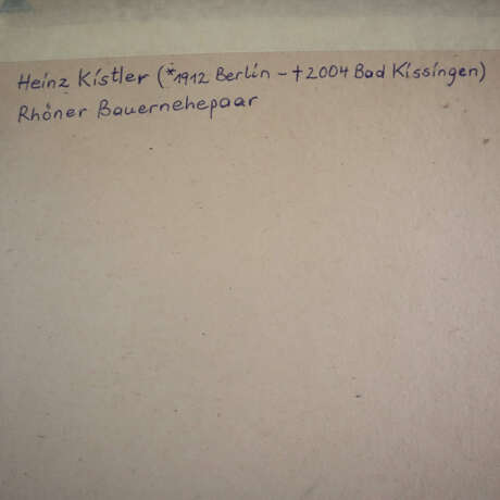 Kistler, Heinz (1912 Berlin - 2004 Bad Kissingen) … - photo 4