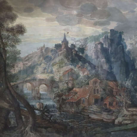 Landschaftsmaler/in -17.Jh.- Architekturcappriccio… - Foto 4