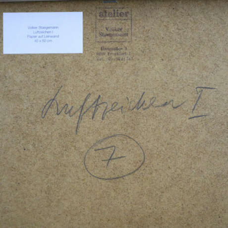 Staegemann, Volker (geb. 1938 in Berlin) - Luftzei… - photo 10