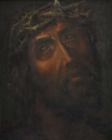 Deutscher Meister ca. 17.Jh.-Ecco Homo, Kopf Jesu … - photo 1