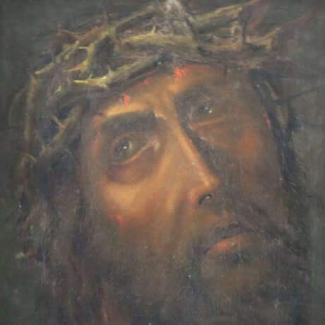 Deutscher Meister ca. 17.Jh.-Ecco Homo, Kopf Jesu … - photo 3