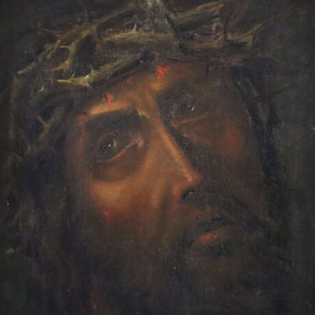 Deutscher Meister ca. 17.Jh.-Ecco Homo, Kopf Jesu … - photo 4