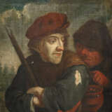 Flämischer Genremaler -17. Jh. - Zwei Bauern, Öl a… - photo 2