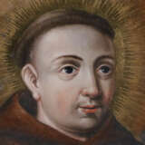 Hl. Antonius von Padua - polychrome Hinterglasmale… - Foto 4