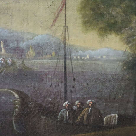 Italienische Schule 18.Jh.- Zwei Küstenlandschafte… - photo 12
