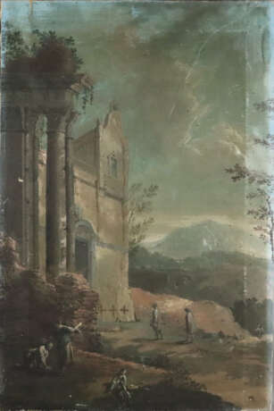 Italienische Schule 18.Jh.- Klassische Landschaft … - фото 1