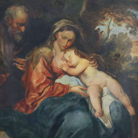 Faust, K. -20.Jh.- Die Ruhe auf der Flucht nach Äg… - Foto 3