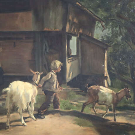 Monogrammist/in -2.Hälfte 19.Jh.- Bäuerliche Idyll… - photo 3