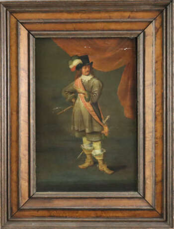 Niederländischer Portraitist -17.Jh.- Edelmann mit… - photo 3