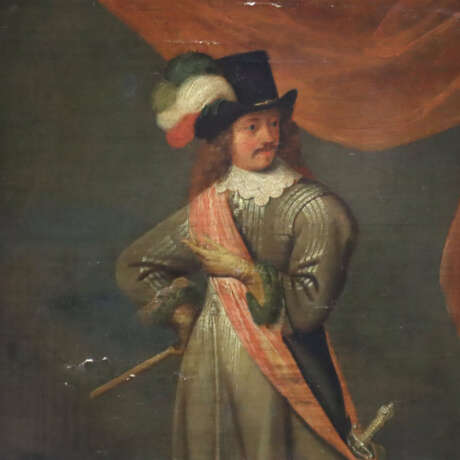 Niederländischer Portraitist -17.Jh.- Edelmann mit… - photo 5
