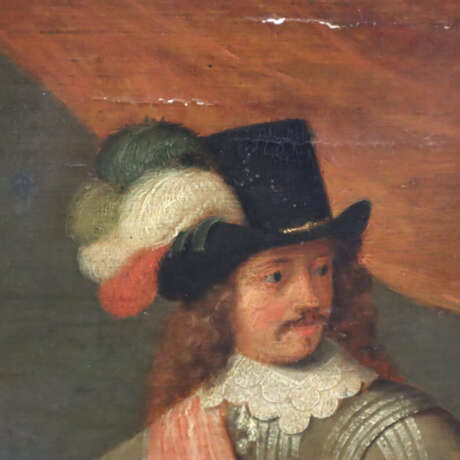 Niederländischer Portraitist -17.Jh.- Edelmann mit… - photo 7