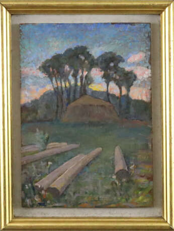 Broe Olesen, K. - Abendstimmung am Waldrand, 1943,… - photo 2