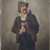 Luigi, P. -20.Jh.- Jäger in Tracht mit Pfeife, ver… - photo 1