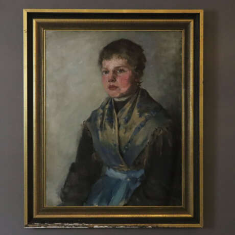 Portraitmaler/in -frühes 20.Jh.- Halbfigurenportra… - фото 8