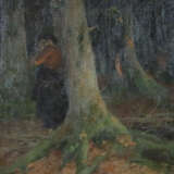 Rüger, H. Otto (XIX-XX) - Trauernde im Herbstwald,… - фото 4