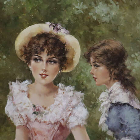 Sarto, Lucia (*1950) - Zwei junge Frauen im Garten… - фото 4