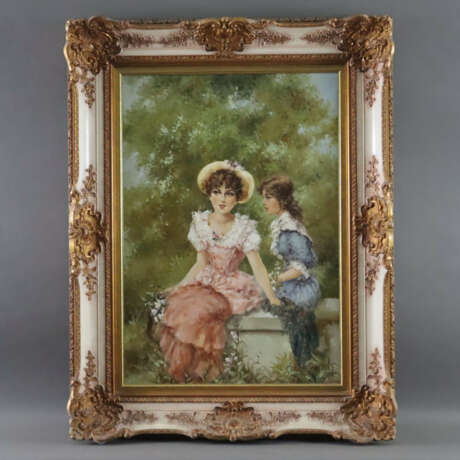 Sarto, Lucia (*1950) - Zwei junge Frauen im Garten… - фото 6