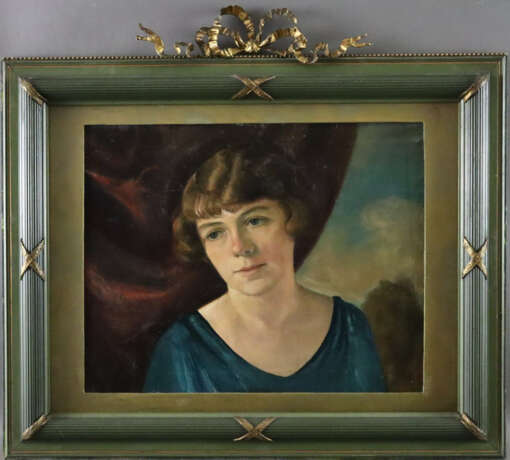 Unbekannte/r Künstler/in - Frauenportrait, Öl auf … - фото 2