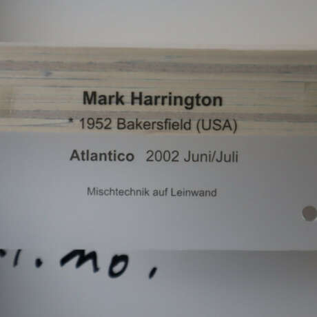 Harrington, Mark (*1952 Bakersfiled) - "Atlantico"… - photo 9