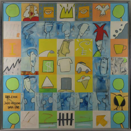 Herskind, Jacob (*1958 Roskilde) - "Der Erbe", Acr… - photo 1