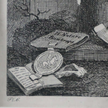 Hogarth, William (1697-1764, nach) - "The Bathos /… - photo 4