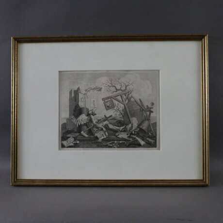 Hogarth, William (1697-1764, nach) - "The Bathos /… - photo 5