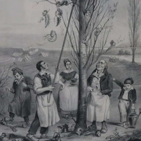 Grandville, J. J. (1803-1847, nach) - "L'echenille… - Foto 5