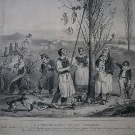 Grandville, J. J. (1803-1847, nach) - "L'echenille… - Foto 9