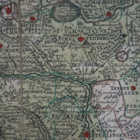 Karte von Breisgau - um 1800, grenz- und flächenko… - фото 6
