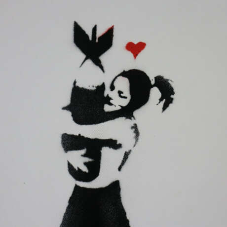Banksy (*1974 Bristol, nach) - "Bomb Hugger", 2015… - photo 3