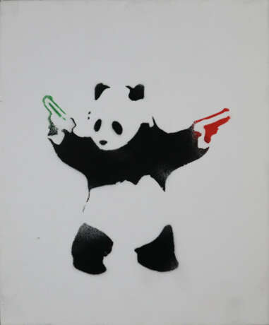 Banksy (*1974 Bristol, nach) - "Panda with Guns / … - photo 1