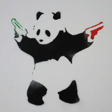 Banksy (*1974 Bristol, nach) - "Panda with Guns / … - photo 2