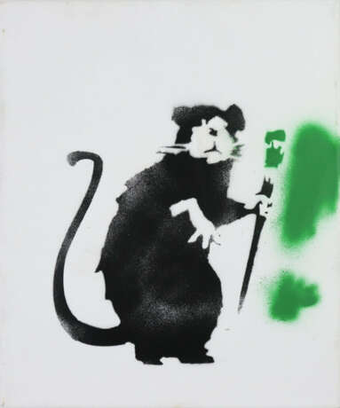 Banksy (*1974 Bristol, nach) - "Brush Rat", 2015, … - Foto 1