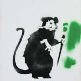 Banksy (*1974 Bristol, nach) - "Brush Rat", 2015, … - Foto 1